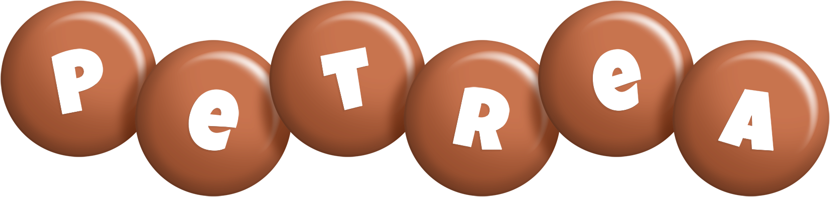 Petrea candy-brown logo