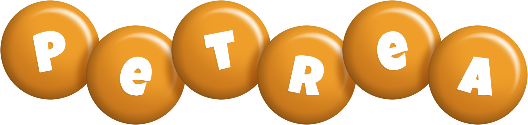 Petrea candy-orange logo