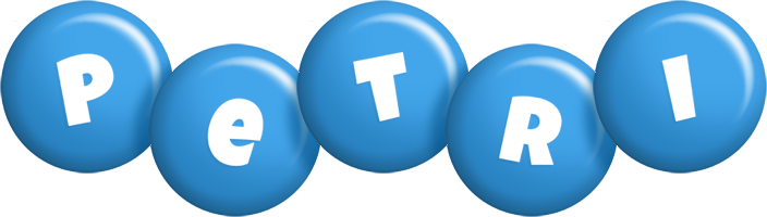 Petri candy-blue logo