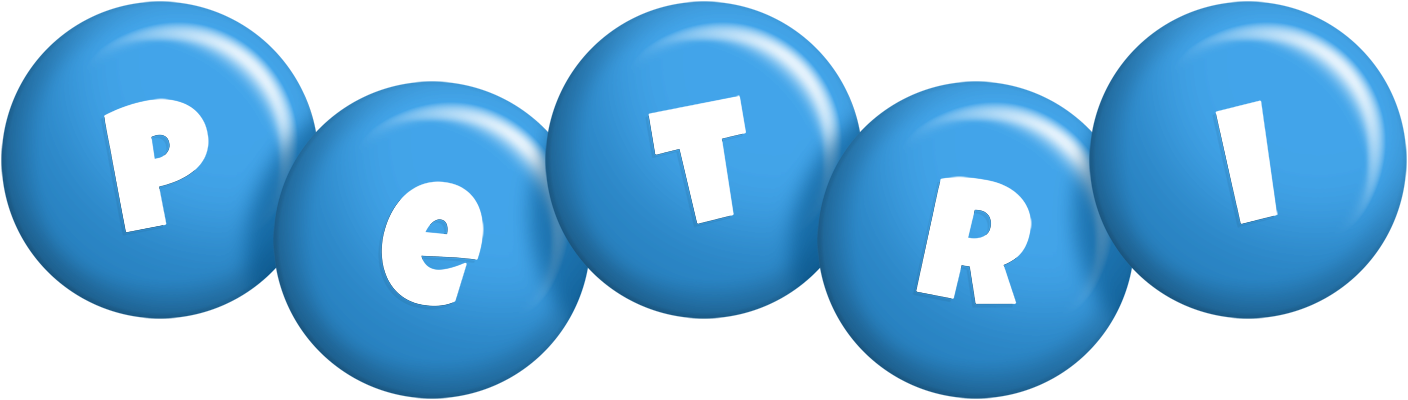 Petri candy-blue logo