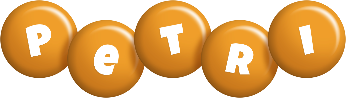 Petri candy-orange logo