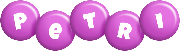 Petri candy-purple logo