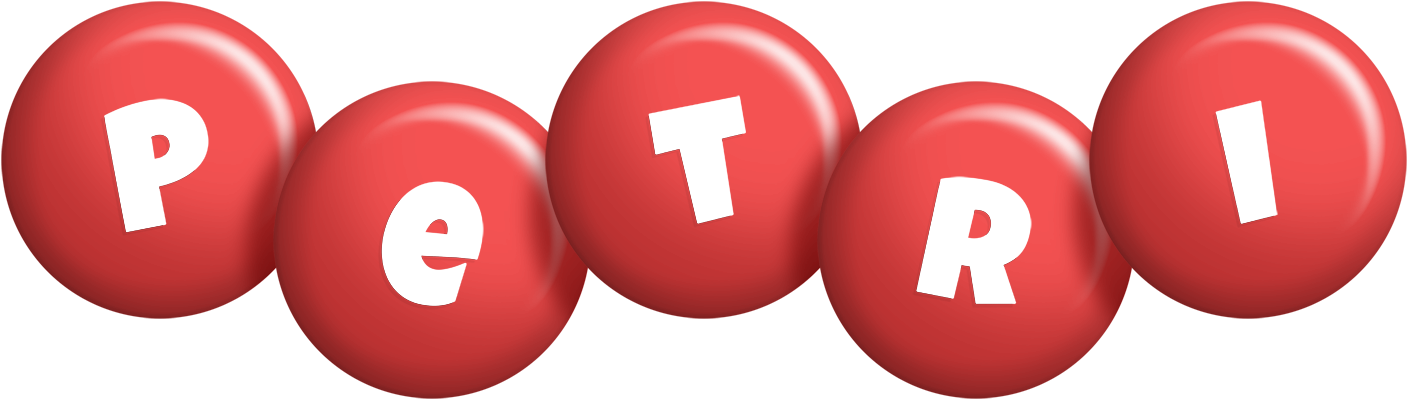 Petri candy-red logo