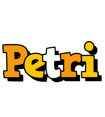 Petri cartoon logo