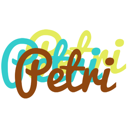 Petri cupcake logo