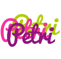 Petri flowers logo