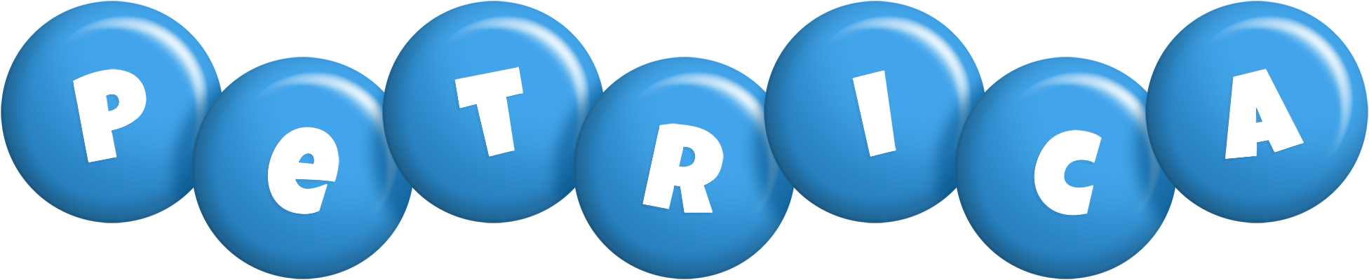Petrica candy-blue logo