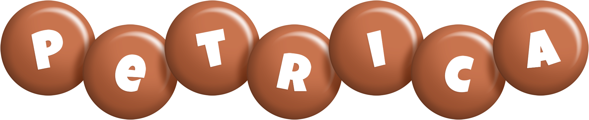 Petrica candy-brown logo