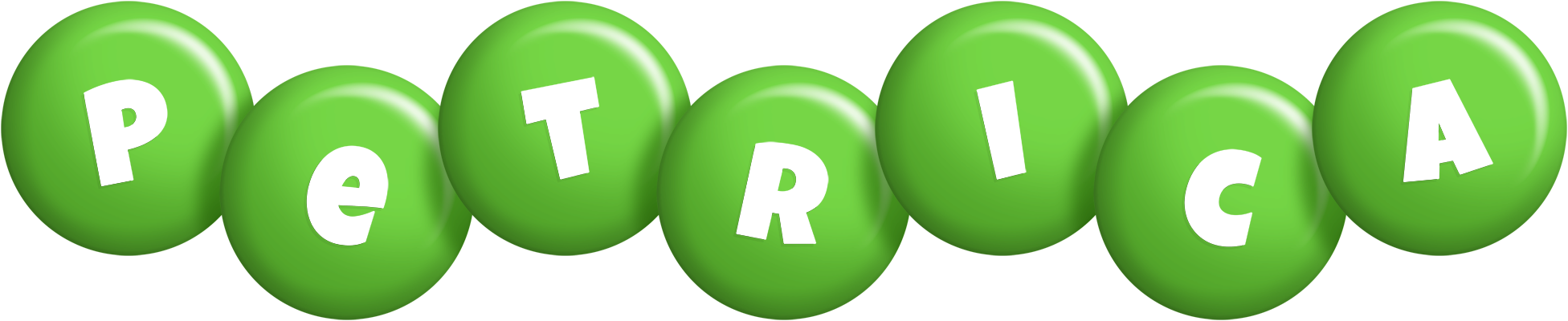 Petrica candy-green logo
