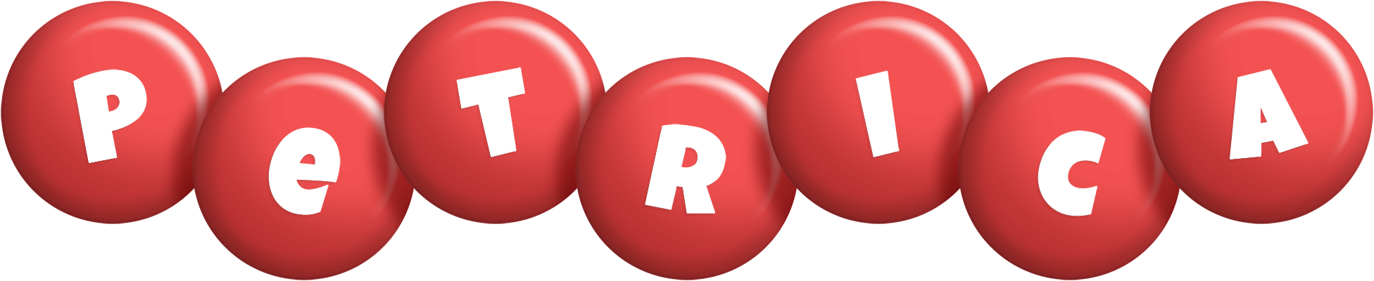 Petrica candy-red logo