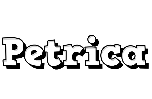 Petrica snowing logo