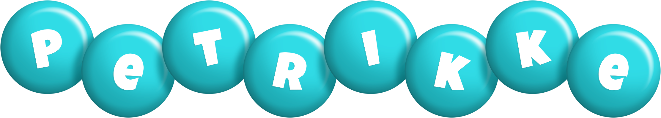 Petrikke candy-azur logo