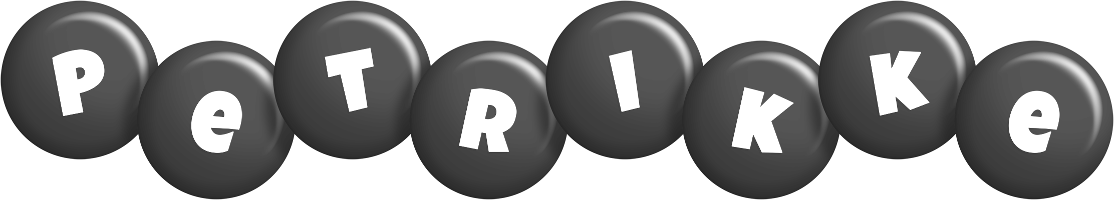 Petrikke candy-black logo