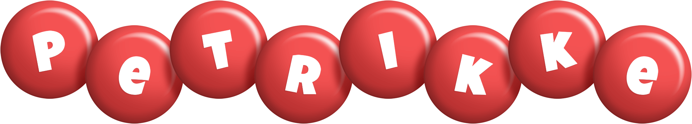 Petrikke candy-red logo