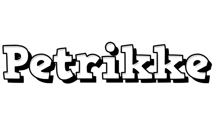 Petrikke snowing logo
