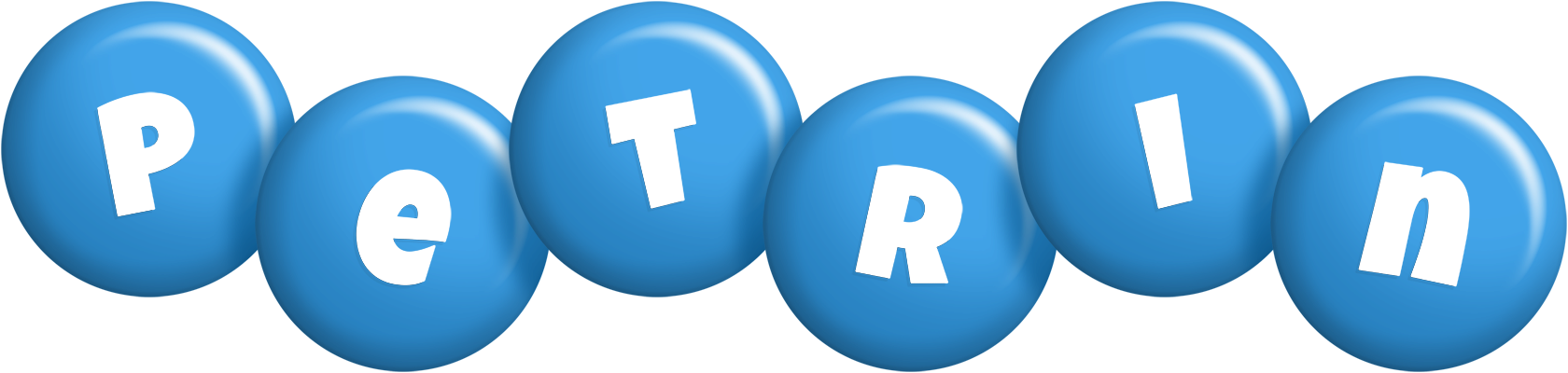 Petrin candy-blue logo