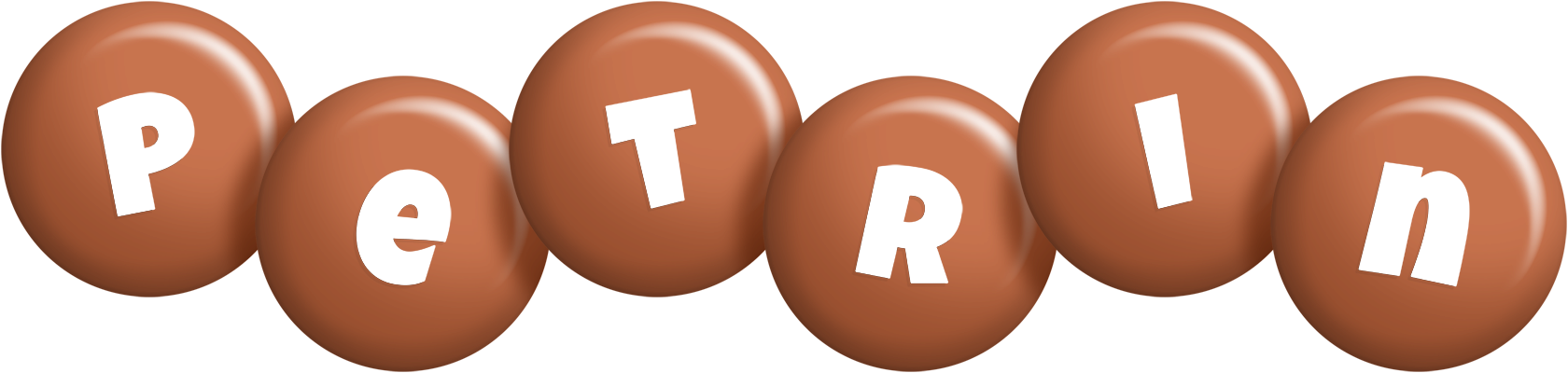 Petrin candy-brown logo