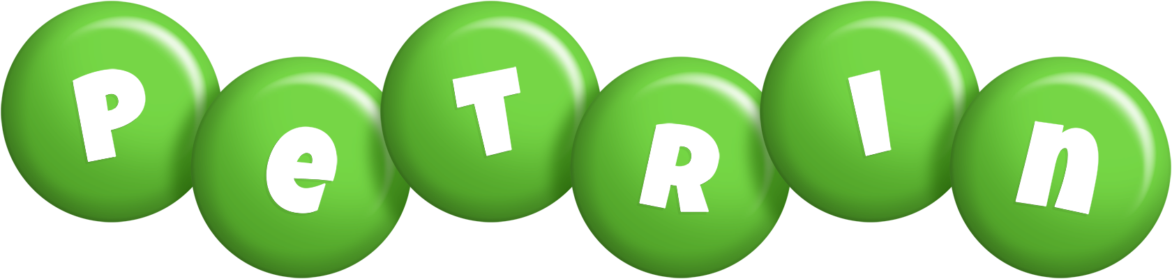 Petrin candy-green logo