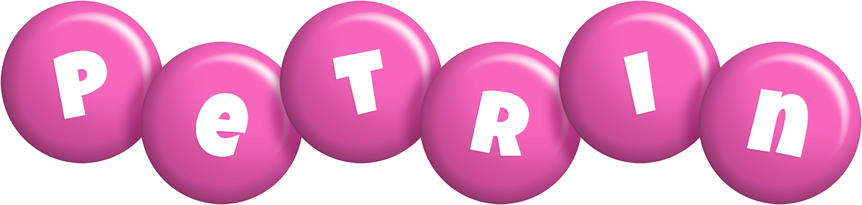 Petrin candy-pink logo