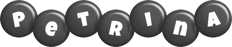 Petrina candy-black logo