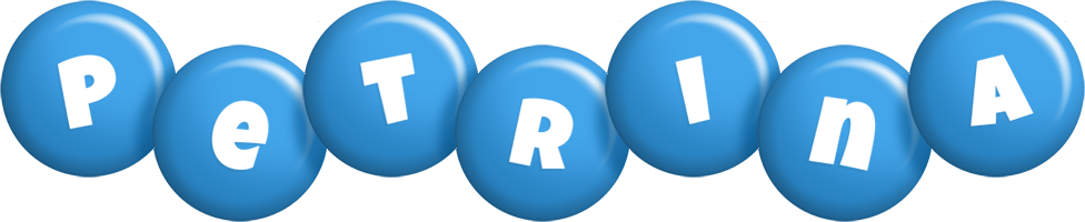 Petrina candy-blue logo