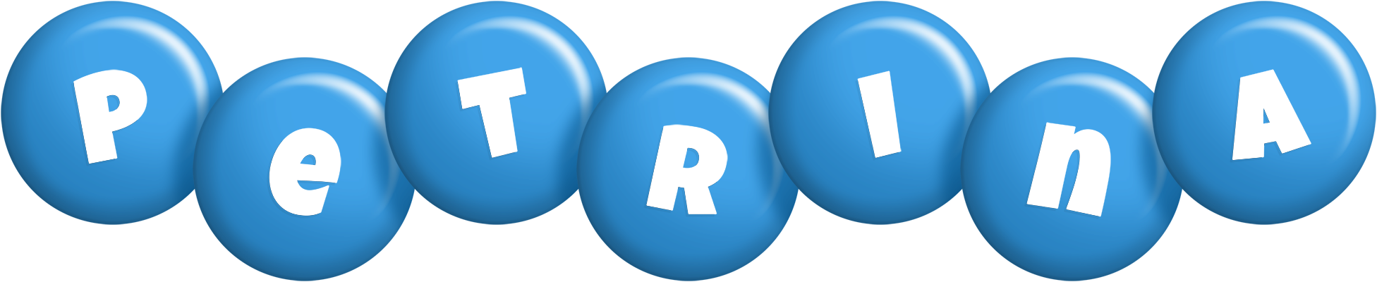 Petrina candy-blue logo
