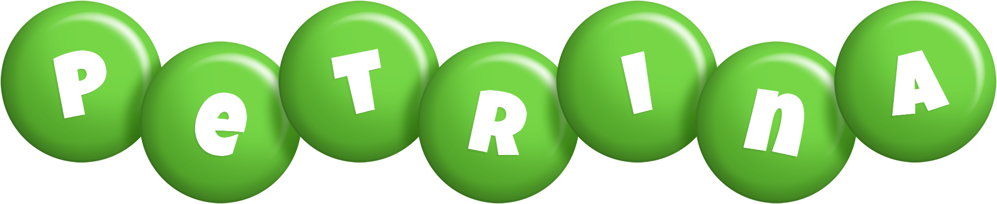Petrina candy-green logo