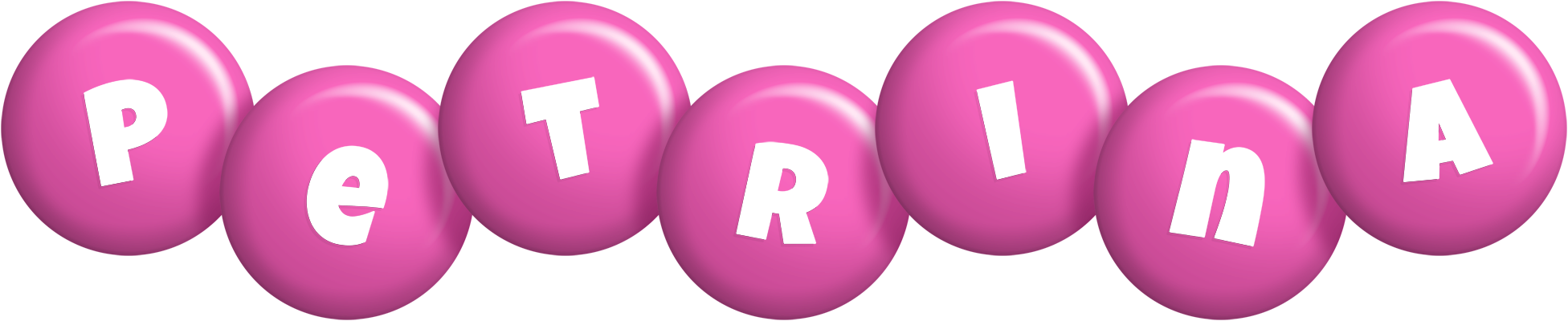 Petrina candy-pink logo