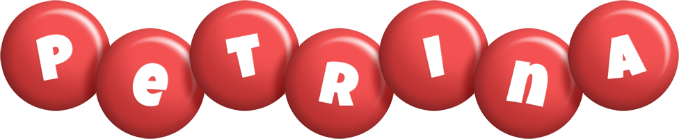 Petrina candy-red logo