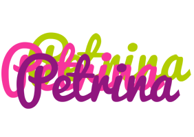 Petrina flowers logo