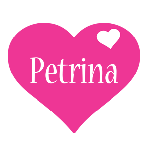 Petrina love-heart logo