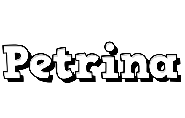 Petrina snowing logo