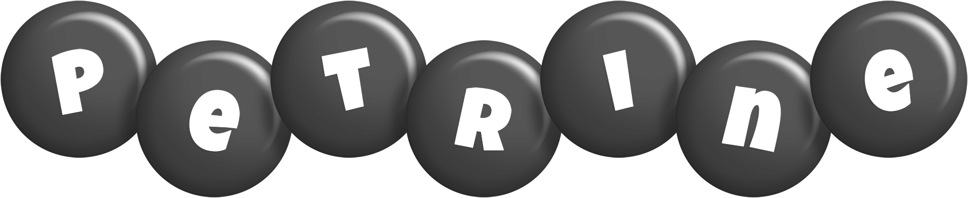 Petrine candy-black logo