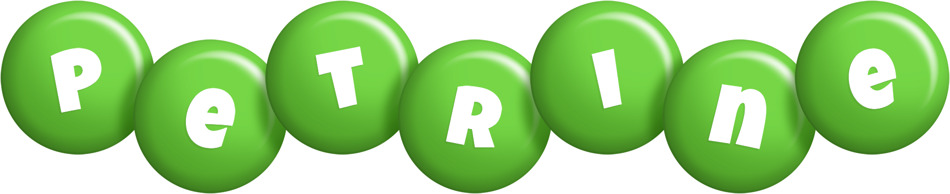 Petrine candy-green logo