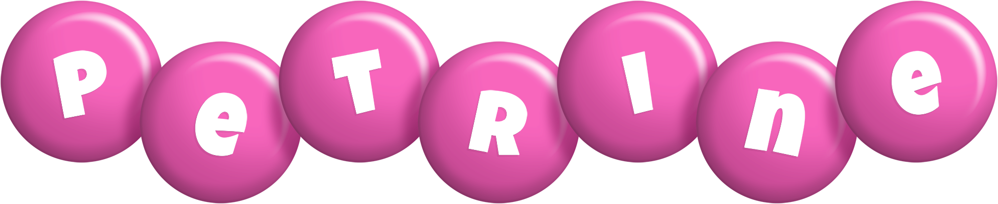 Petrine candy-pink logo