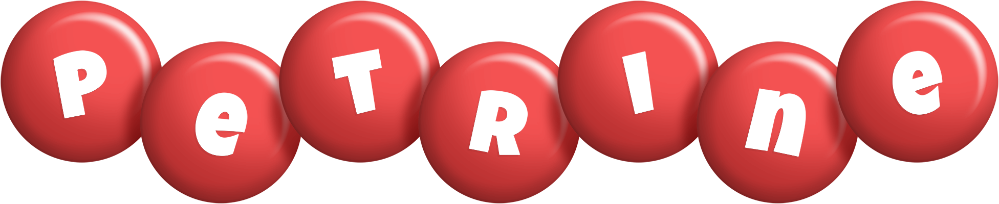 Petrine candy-red logo