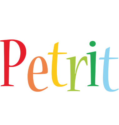 Petrit birthday logo