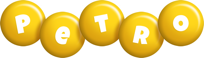 Petro candy-yellow logo