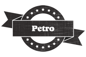 Petro grunge logo