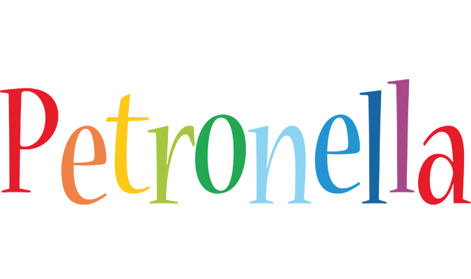 Petronella birthday logo