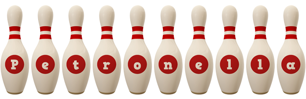 Petronella bowling-pin logo