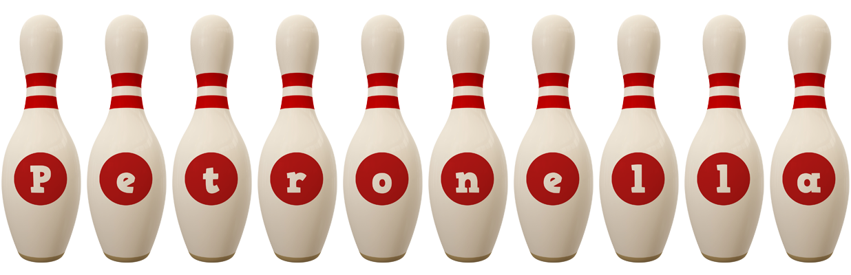 Petronella bowling-pin logo