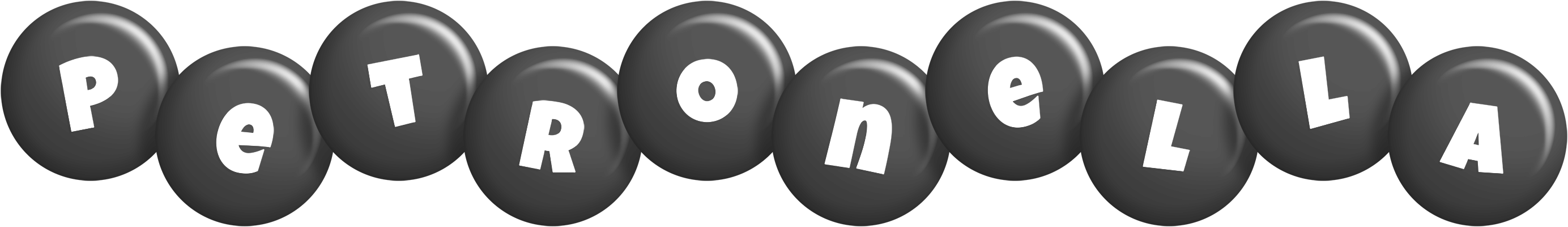 Petronella candy-black logo