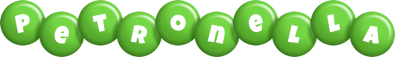 Petronella candy-green logo