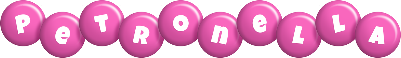 Petronella candy-pink logo