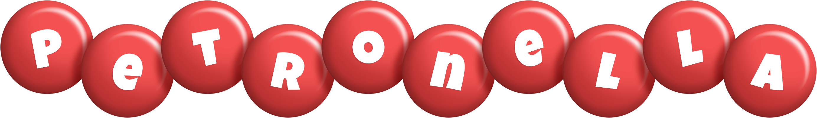 Petronella candy-red logo