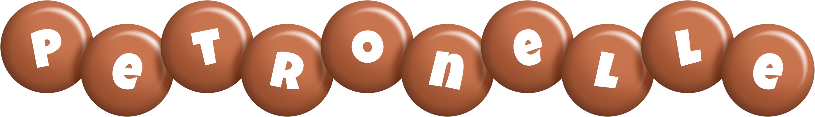 Petronelle candy-brown logo