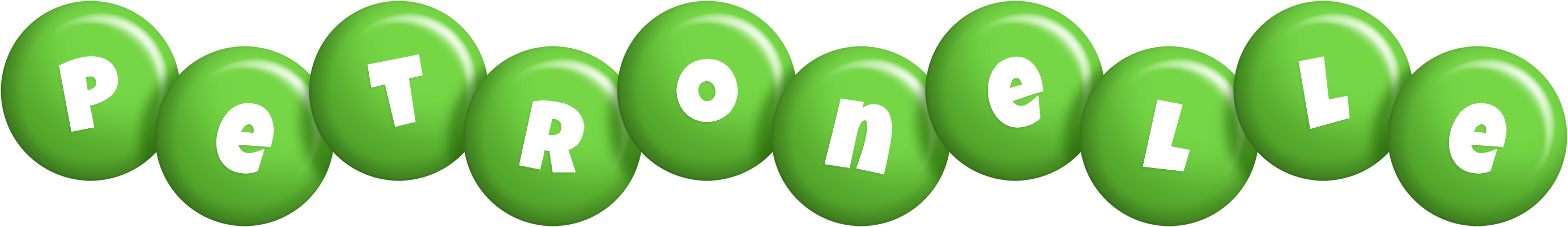 Petronelle candy-green logo