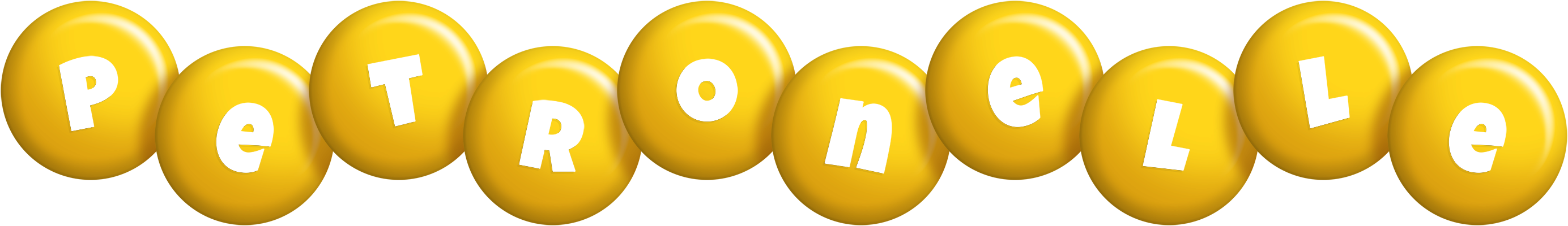 Petronelle candy-yellow logo