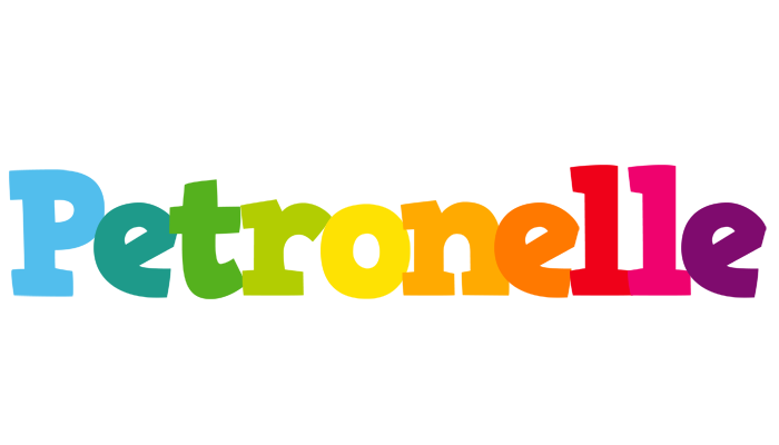 Petronelle rainbows logo